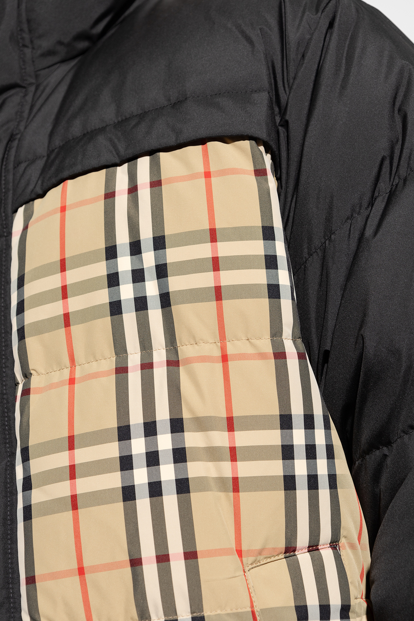 Black Oakmere reversible down jacket Burberry SchaferandweinerShops Pakistan burberry short duffle coat